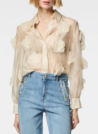 CAMICIA CON FIORI - NENETTE