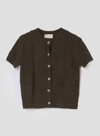 FIDENZA - CARDIGAN KAKI...