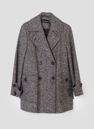 PABLO - GIACCONE TWEED BLU...
