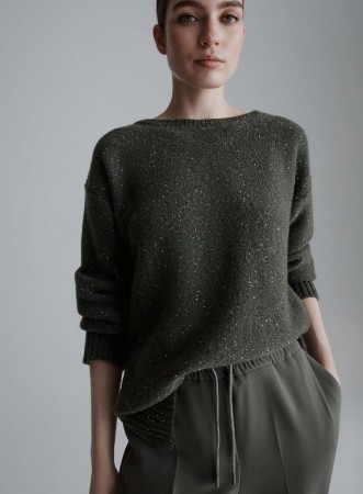 ENNIO - MAGLIA OLIVA...