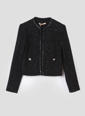 NIEVO - GIACCA NERA -...