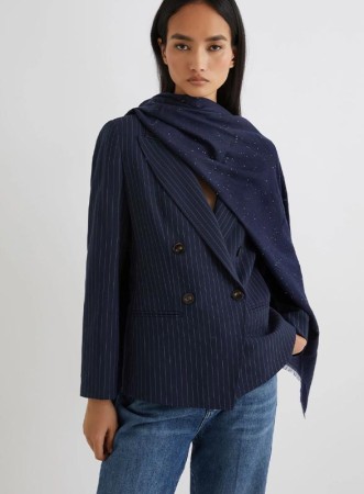 CIOCCA - STOLA GRIGIO -...