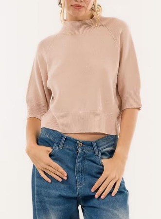 LUPETTO MANICA CORTA ROSA...