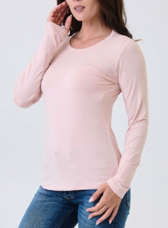 GIROCOLLO MANICA LUNGA ROSA...