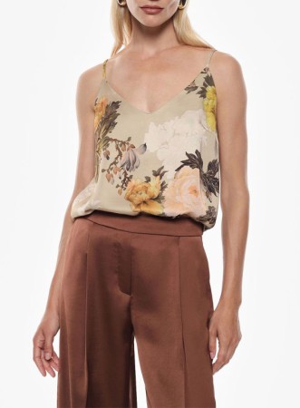 TOP BEIGE MILITARE - IMPERIAL