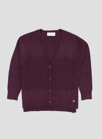 CARDIGAN BORDEAUX - KAOS