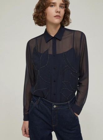 AGONE - CAMICIA BLU -...