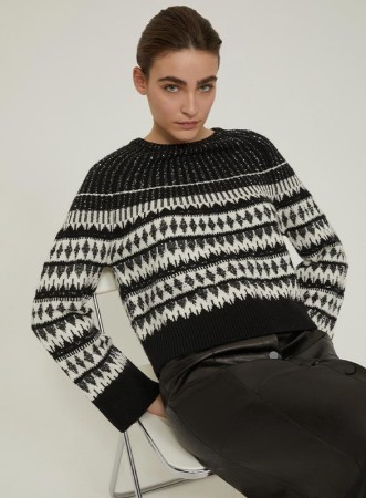 XANADU - MAGLIA AVORIO NERO...