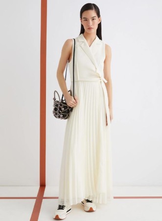 STATUA - ABITO BIANCO LANA...