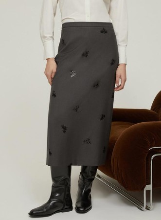 VEZZANO - GONNA GRIGIA -...