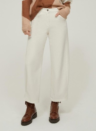 COBEA - PANTALONE AVORIO -...