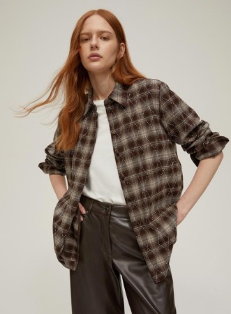 PAELLA - CAMICIA BROWN -...