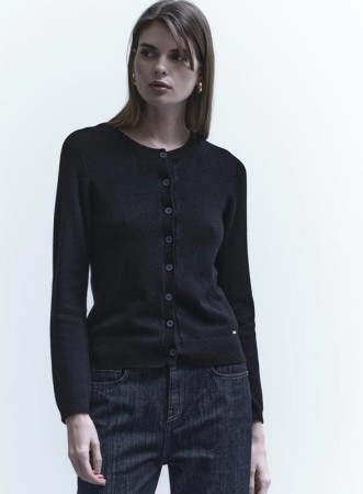 CARDIGAN NERO - KAOS