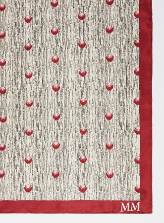 UGUALE - FOULARD SETA ROSSA...