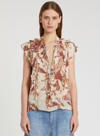 UGOLA - TOP MARRONE - MARELLA