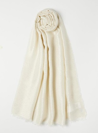 MLAEMBLEMA - STOLA AVORIO -...