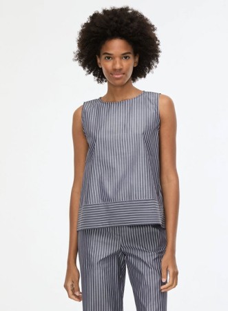 IBLCIURMA - TOP BLU GESSATO...