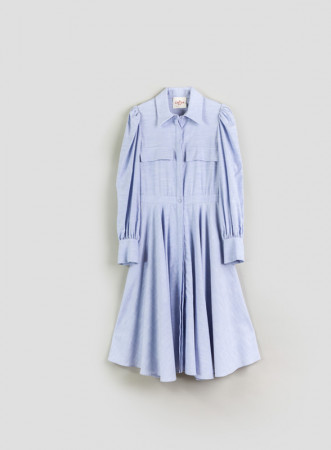 Abito in cotone celeste...