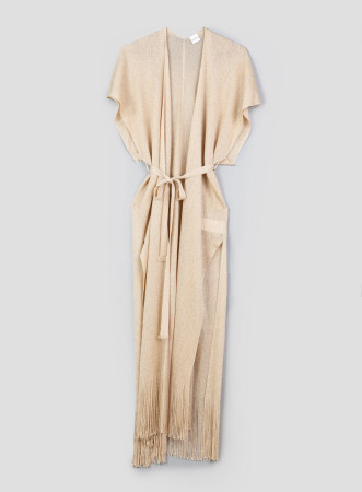 Gilet in maglia di lurex e...