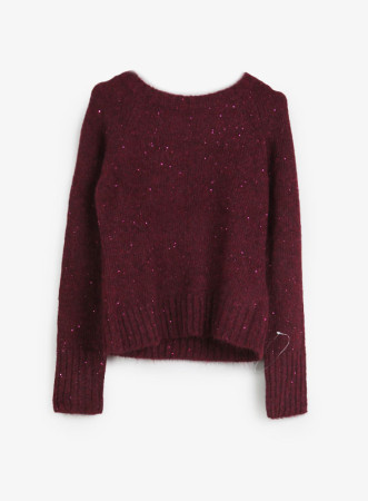 VADET-MAGLIA BORDEAUX CON...