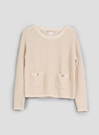 GENERALE-MAGLIA PANNA LUREX