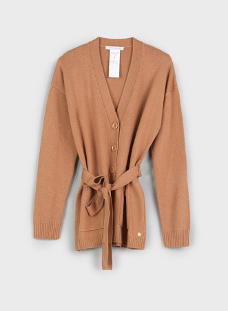 ISOLA-CARDIGAN CAMMELLO