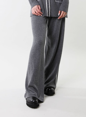 PANTALONE BANDA GRIGIO PANNA