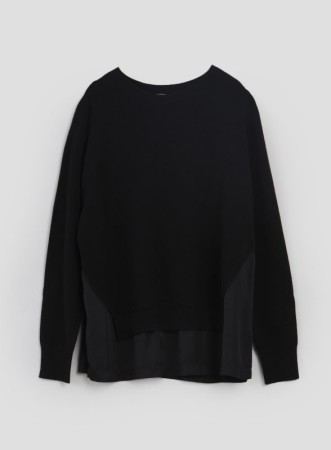 C/O MAGLIA DONNA NERO - KAOS