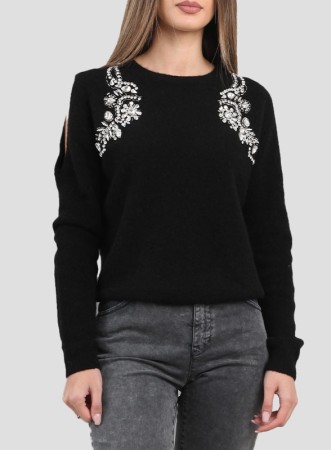 MAGLIA DONNA NERA - KAOS