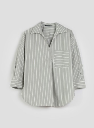 TICINO - CAMICIA KAKI RIGA...