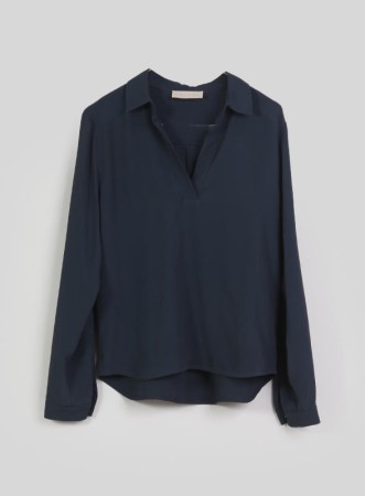 VERBENA - CAMICIA NAVY -...